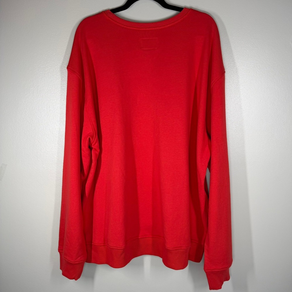 Goodfellow & Co Mens Graphic Sweatshirt XXL Red Rose Ace of Hearts French Terry - Picture 2 of 8
